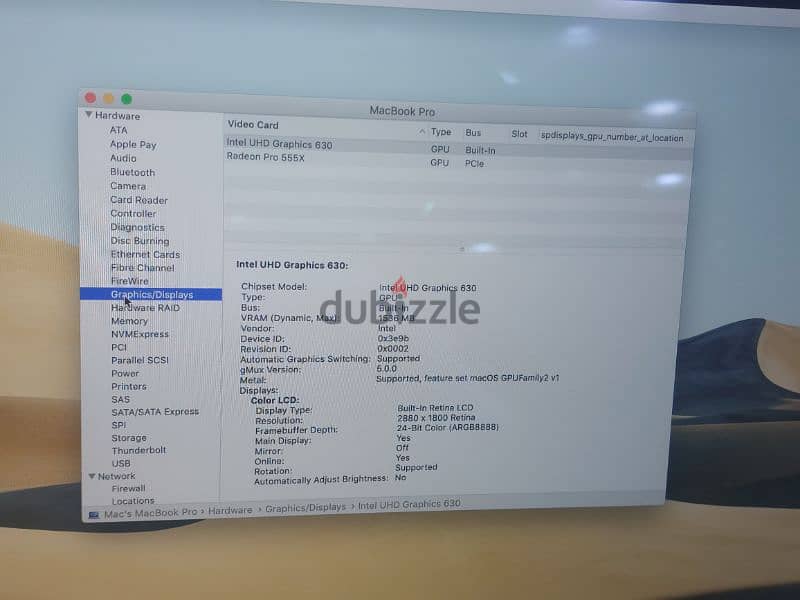 macbook pro 2019 core i9 5