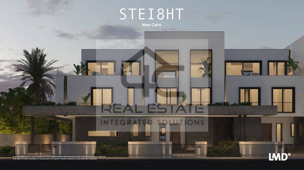 Resale independent villa of 390 m in installments on Suez View Waterfeature Road 0