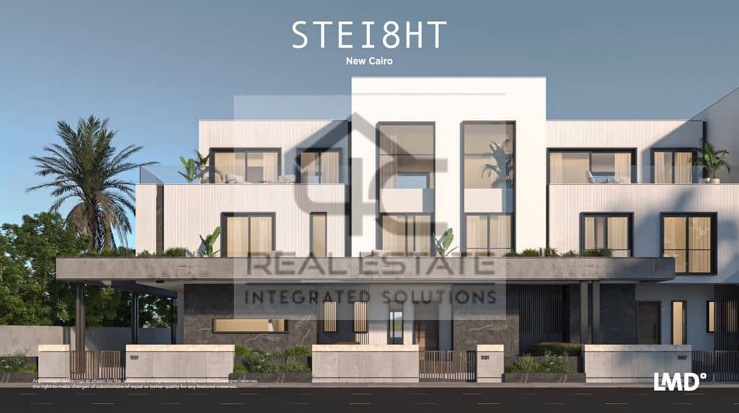 Resale independent villa of 390 m in installments on Suez View Waterfeature Road 2