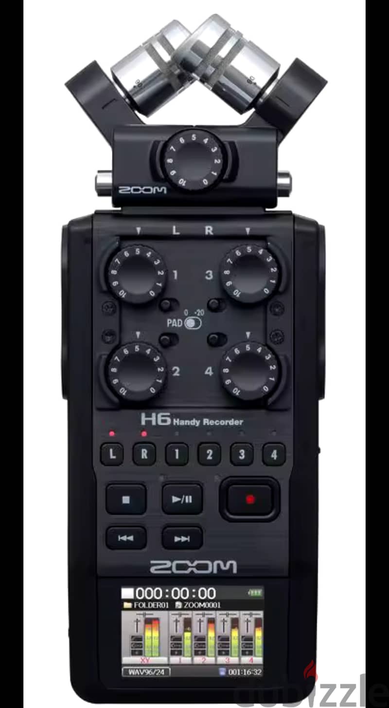 مسجل صوت احترافي Zoom H6 All Black 2