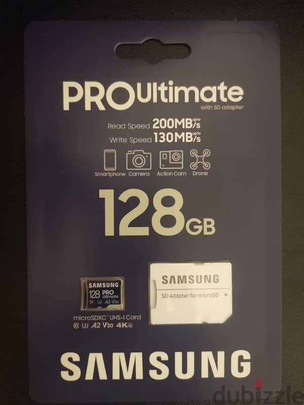 Samsung PRO Ultimate microSD Card + SD Adapter 1