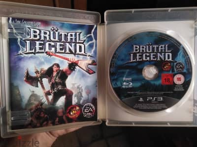 Brutal legend PS3 in rare condition بلايستيشن