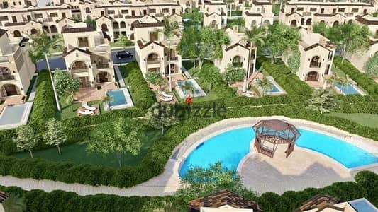 For sale townhouse 259m 3 floors prime location in The Butterfly Compound - New Cairo