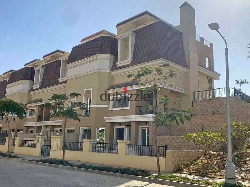 For sale townhouse 259m 3 floors prime location in The Butterfly Compound - New Cairo 8