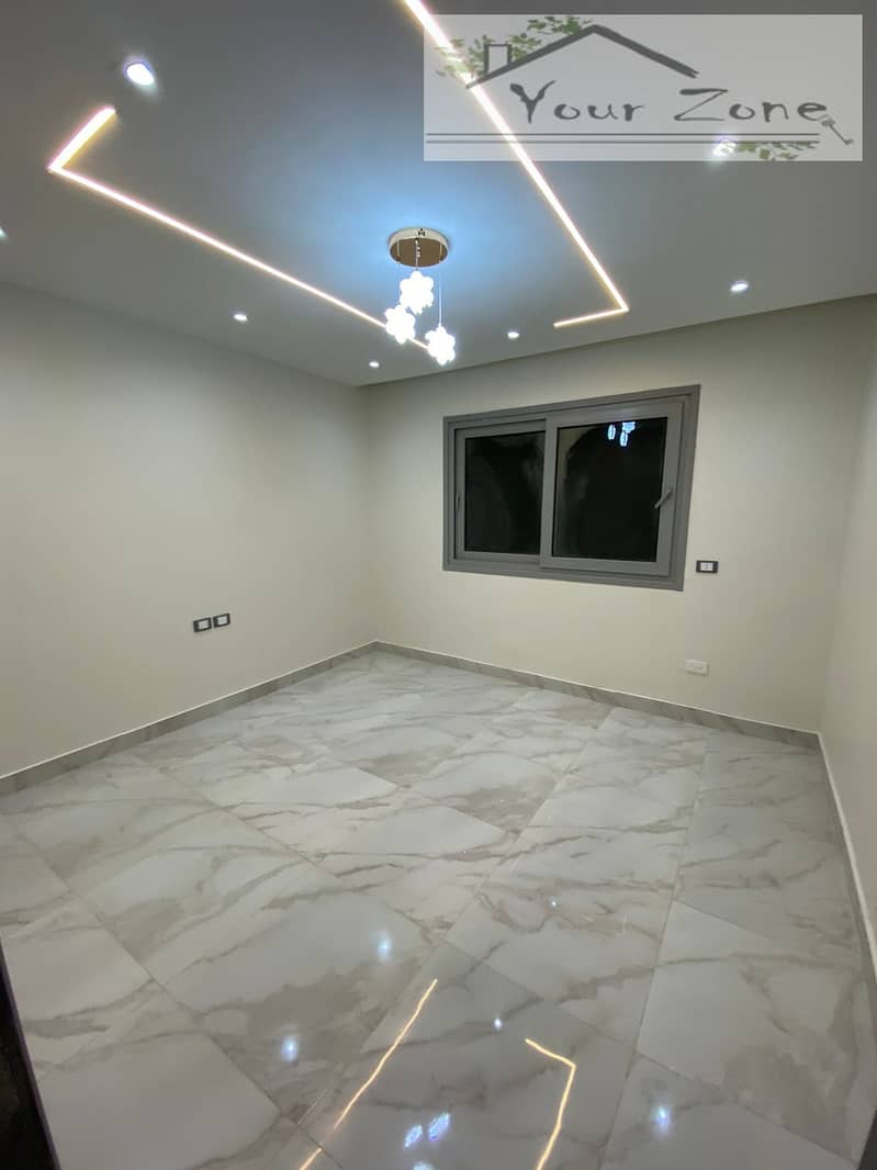 Apartment for rent in elmostasmr elsagher Sheikh Zayed  Single in front of the 10th District 4