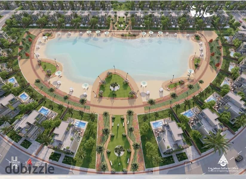 ع طريق السويس مباشره للبيع تاون هاوس بكمبوند SA’ADA بالقرب من Family park 1