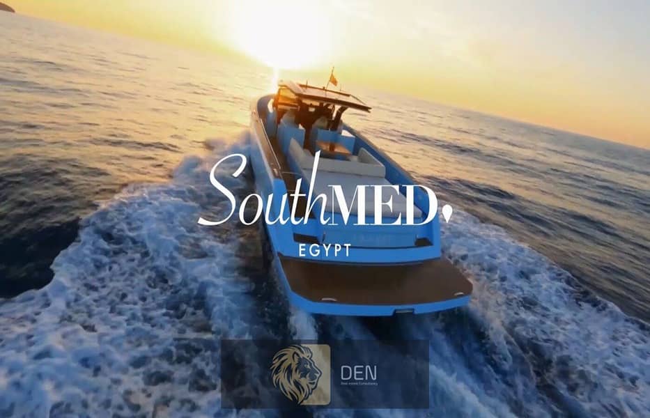 شاليه للبيع متشطب بالكامل بالتكييفات بفيو مميز في ساوث ميد South Med الساحل الشمالي 3