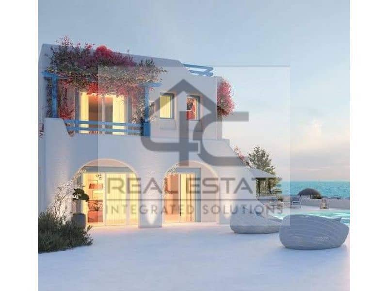 Chalet 85m for sale at the lowest down payment price and fully finished installments in Mountain View Ras Al Hikma norh coast compound 0