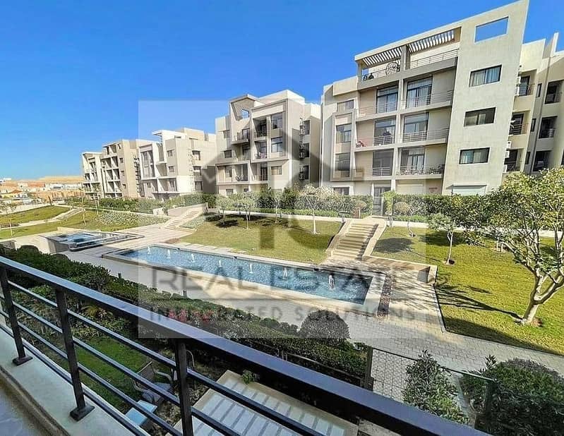 Apartment for sale, fully finished, with a wonderful view, in installments, in Fifth Square 4