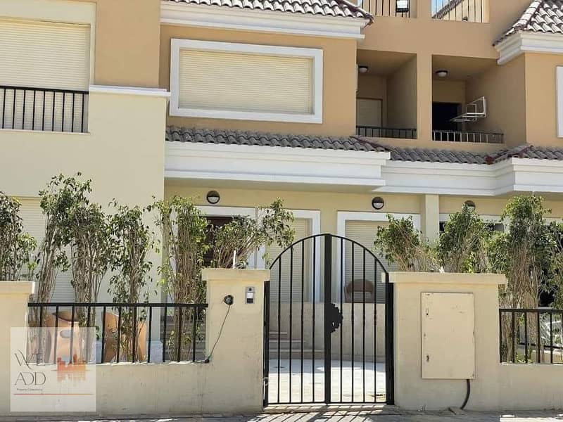 S villa is distinguished, 239 m, ground floor, first floor and roof, in The Butterfly Compound, overlooking the landscape in Mostakbal City. Book now 10