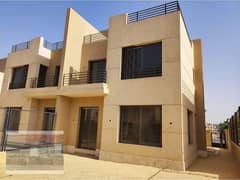 Twin house with garden for sale-4bedroom-ready to move & prim location in Jedar compound 0