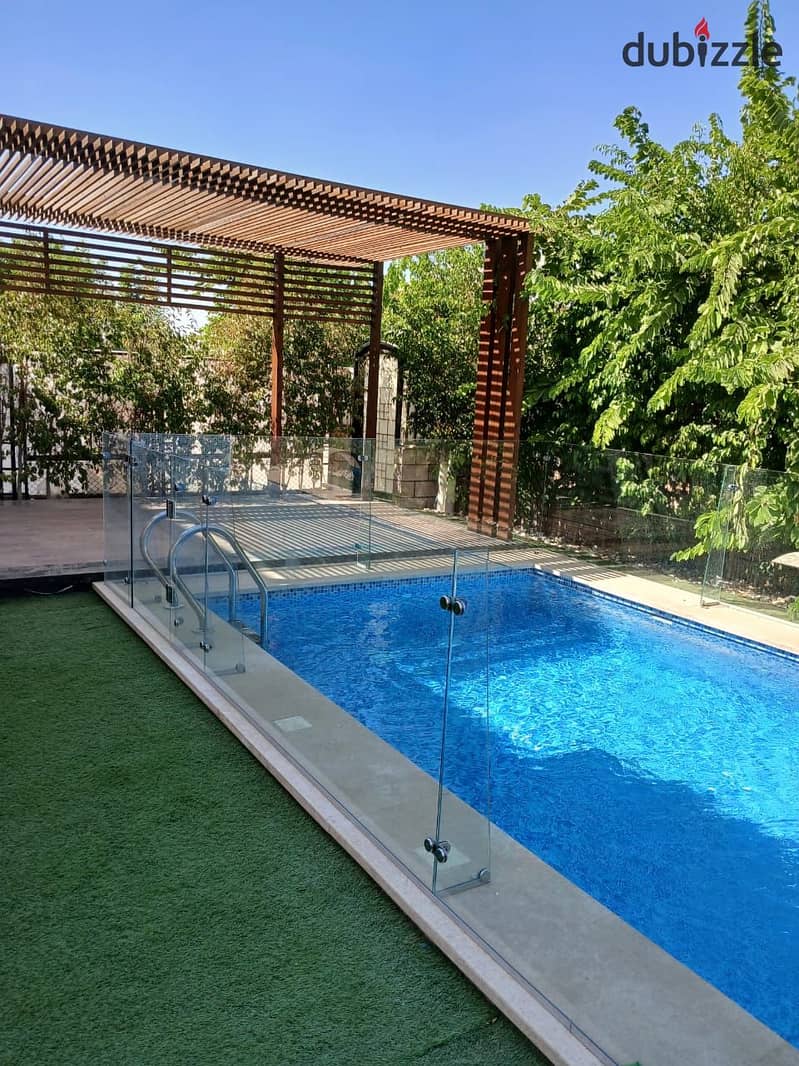 Twinhouse 360 m for Rent in Layan sabbour Fully furnished with Pool 24