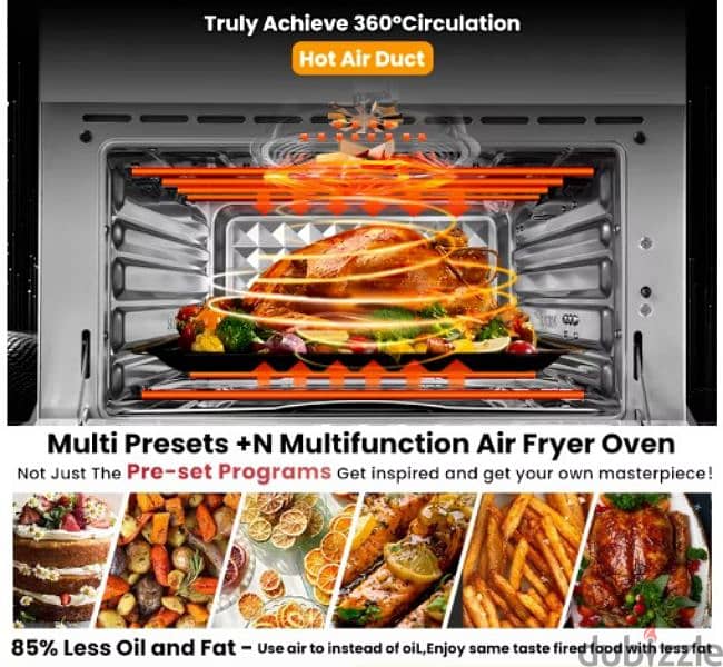 TOP TEC AIR FRYER OVEN  30L فرن ايرفراير ٣٠لتر 4