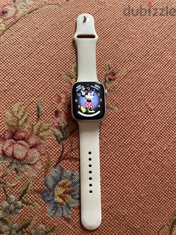 Apple Watch Series 8- 45mm-Starlight -battery 91% 1