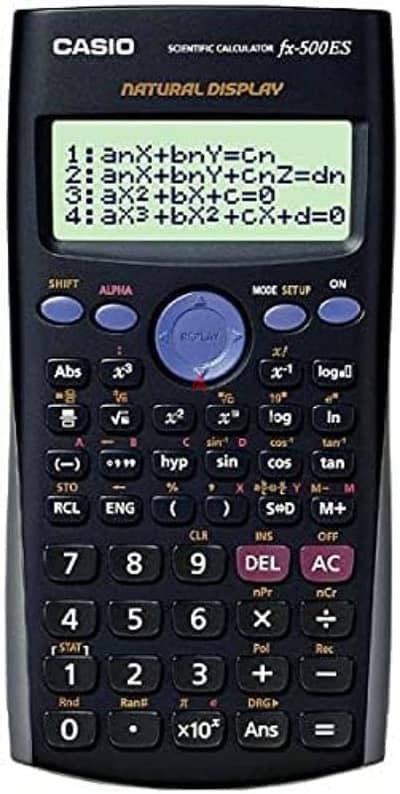 الة حاسبة casio fx-500es