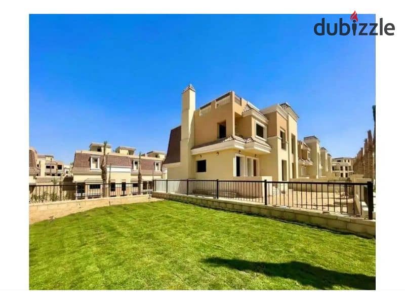 Apartment 129m with private garden, immediate delivery, double view, with down payment and installments in Sarai Compound, Mostakbal City 4