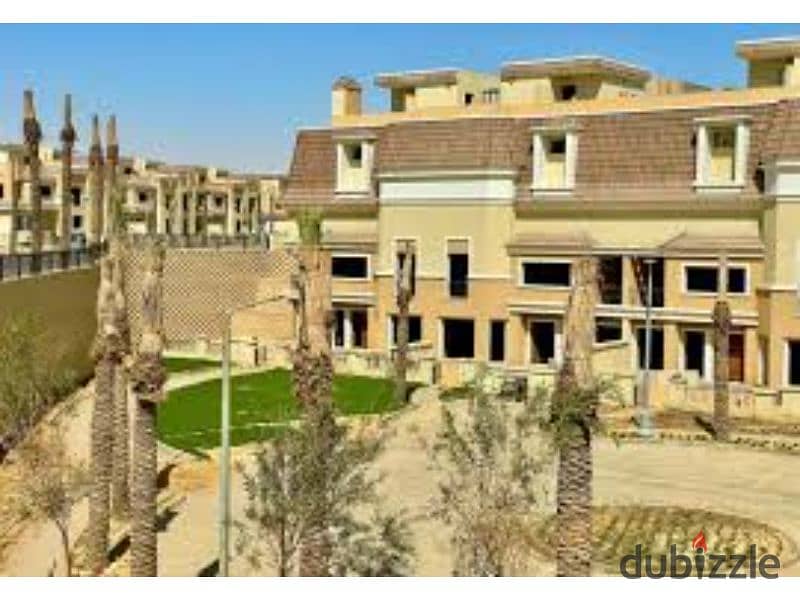 Apartment 129m with private garden, immediate delivery, double view, with down payment and installments in Sarai Compound, Mostakbal City 7