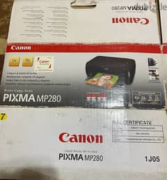 للبيع برنتر سكانر كانون استعمال بسيطprinter/scanner  canon pixma Mp280 0