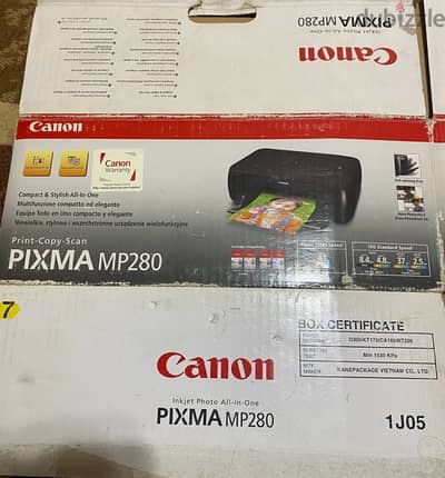 للبيع برنتر سكانر كانون استعمال بسيطprinter/scanner  canon pixma Mp280