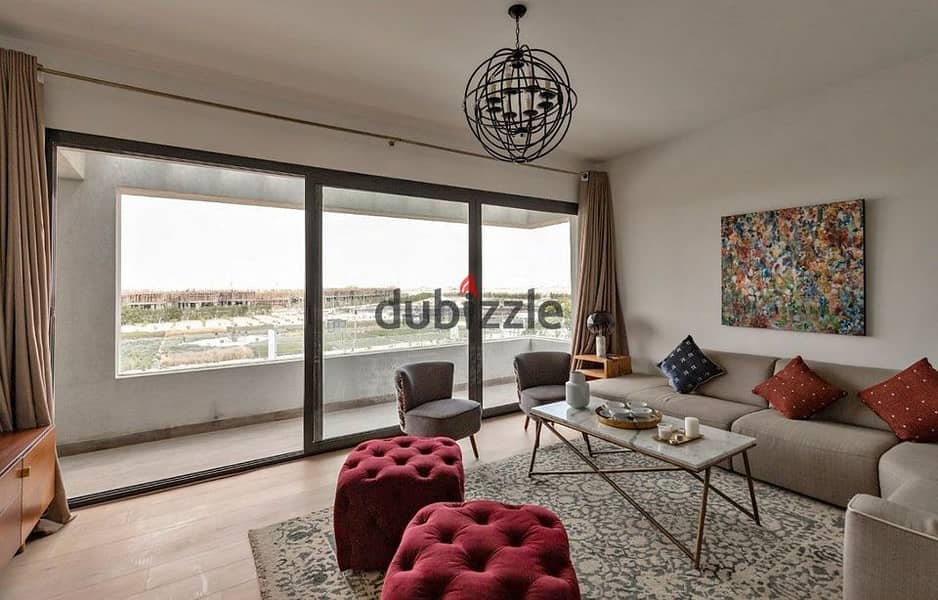 Own a fully finished apartment of 125 meters in Al Burouj Compound 3