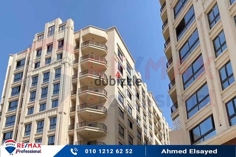 At the lowest price per meter in Smouha, with a view of Antoniadis Gardens, own your residential unit immediately 17