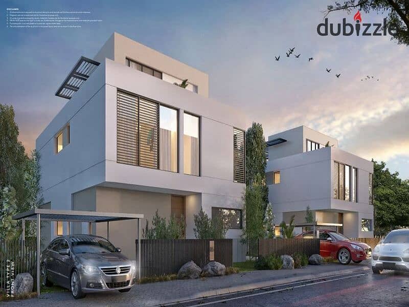 Townhouse for sale, immediate delivery, fully finished, in Al Burouj Al Shorouk, with a distinctive view 10