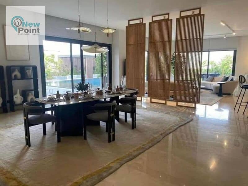 For the first time Villa Town house Ready to move, fully finished in Al Burouj compound 5