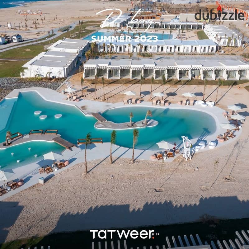 بأقل من سعر الشركة ب5 مليون ! شالية Seaview and Pool view - d-bay 0