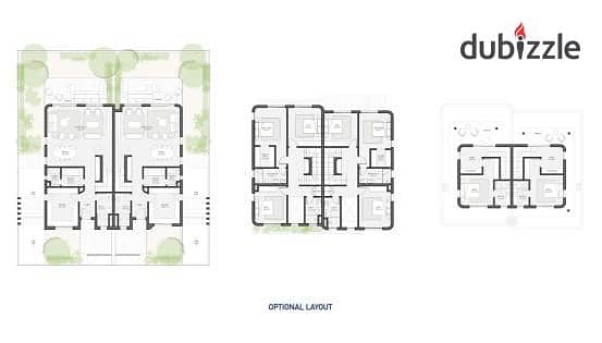 Twinhome 244m for sale in Crescent walk- New Cairo 3