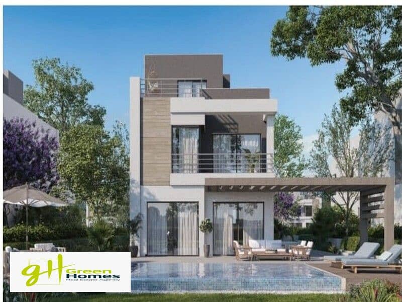 FOR SALE:  Luxury Stand-Alone Villa 255m Prime Location in Palm Hills New Cairo 1