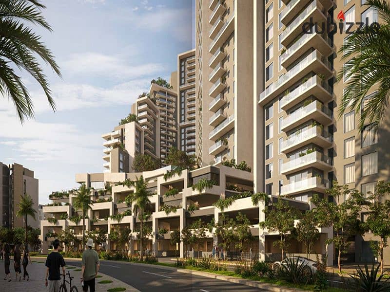 Resale apartment with installments completed with Ac's  in Zed East Compound, Fifth Settlement 2