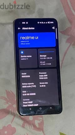 هاتف Realme 11 للبيع كسر زيرو 0