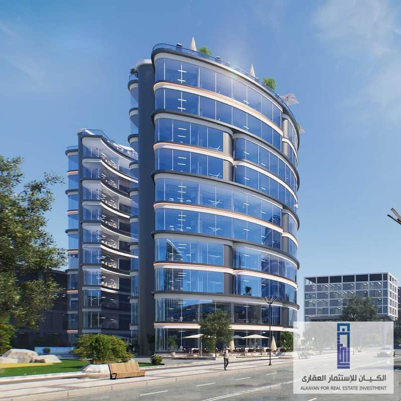 Own a 41-meter office with a down payment of 77 thousand, finished in Key Mall, the New Administrative Capital 0