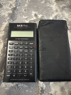 Ba II plus professional calculator texas instruments 0