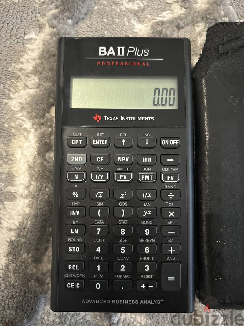 Ba II plus professional calculator texas instruments 1