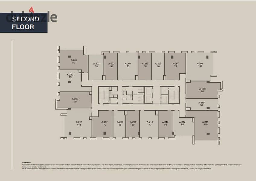 Administrative office for sale in installments in New Cairo, South 90th Street, in front of the commercial area HYDE OUT | Fifth Settlement - Hyde Par 7