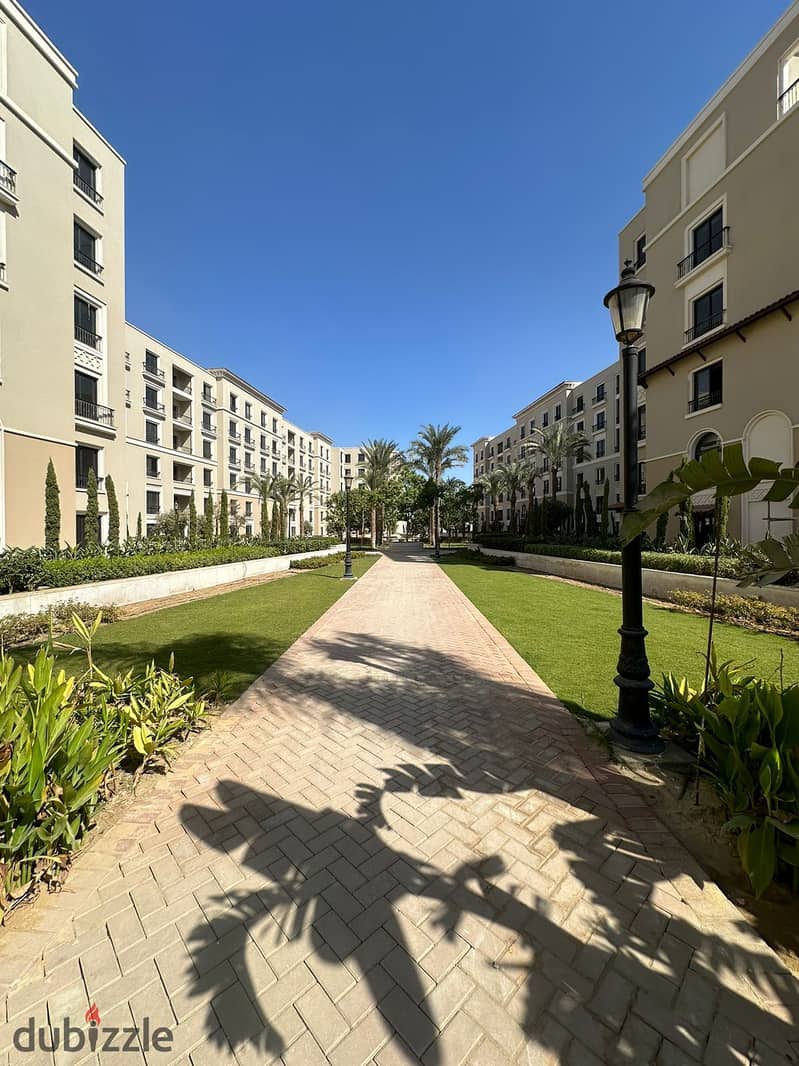 Apartment for immediate delivery, finished with air conditioners, for sale in Sheikh Zayed October, El-Sheikh Zayed|Village West Compound, Village Wes 9