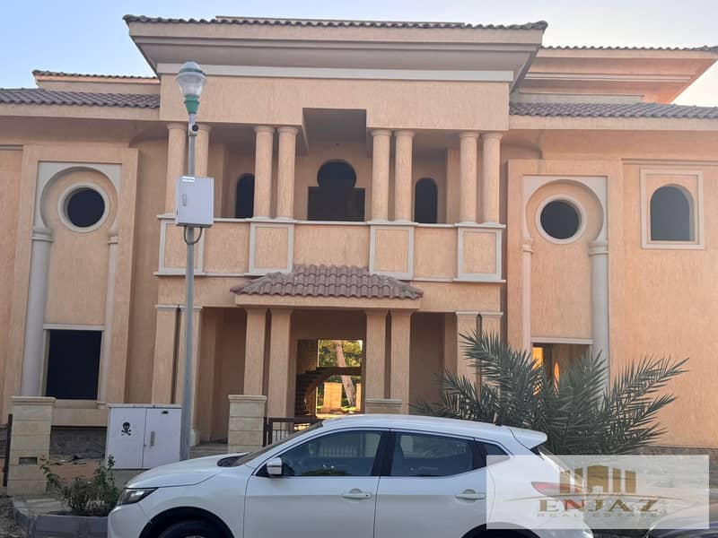 Villa for Sale in Madinaty, Model B, in VG2 area, wide garden view, possibility for pool, Area  (1298) 16