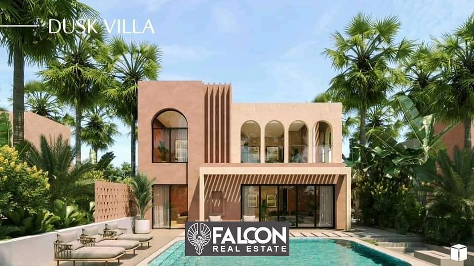 For sale: a villa with  palace  design,  253 square meters, located next to Caesar Sodic on the North Coast. Available with an 8-year installment 8