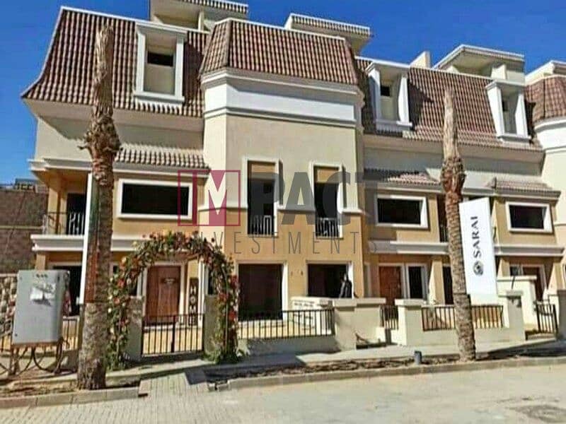 Villa for sale in Saray, Mostakbal City Compounds  Villa for sale at the price of an apartment    At the old price, in Sarai Compound, directly in fro 5