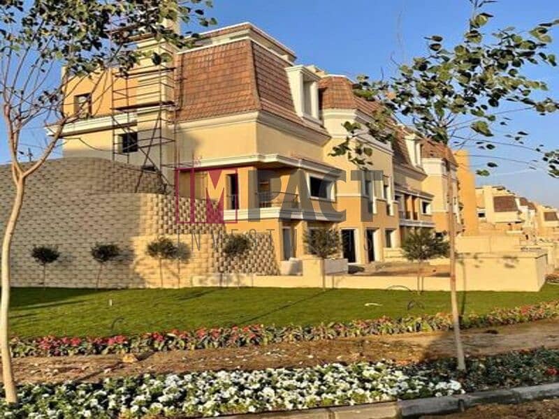 Villa for sale in Saray, Mostakbal City Compounds  Villa for sale at the price of an apartment    At the old price, in Sarai Compound, directly in fro 6