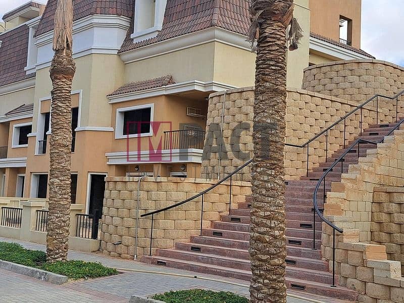 Villa for sale in Saray, Mostakbal City Compounds  Villa for sale at the price of an apartment    At the old price, in Sarai Compound, directly in fro 7