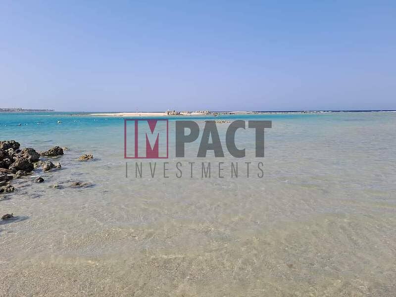 Chalet with private pool in #Sahl_hasheesh on the sea for quick sale, half an hour to gouna, fully finished with air conditioning 2