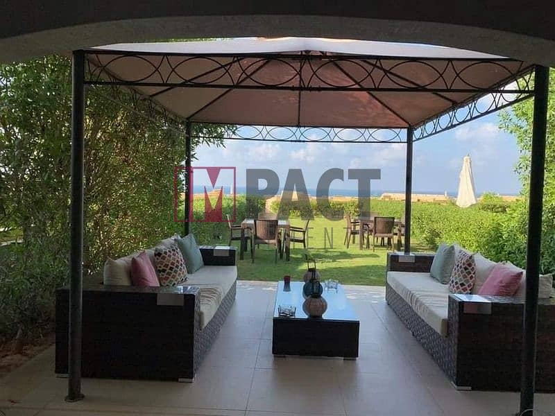 Chalet at the old price, directly overlooking the sea, ultra finished, super luxury, immediate receipt, in Ain Sokhna, Ready to move \ seaview 14