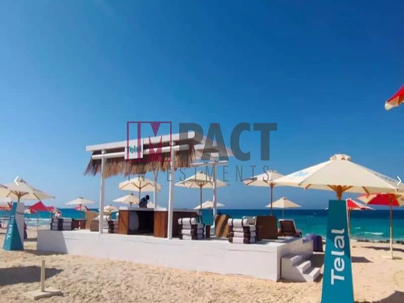 Chalet at the old price, directly overlooking the sea, ultra finished, super luxury, immediate receipt, in Ain Sokhna, Ready to move \ seaview 20