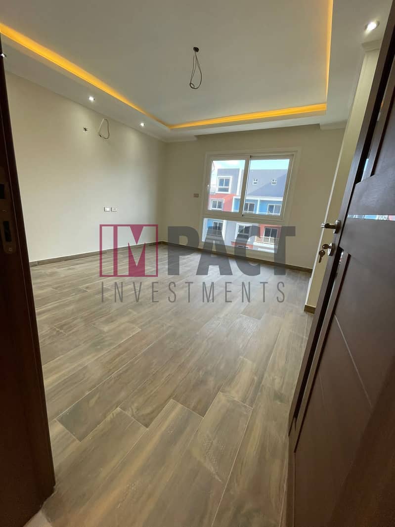 Apartment for quick sale, immediate receipt, fully finished - fully finished in front of Madinty Gate, ready for immediate inspection, view open to la 6