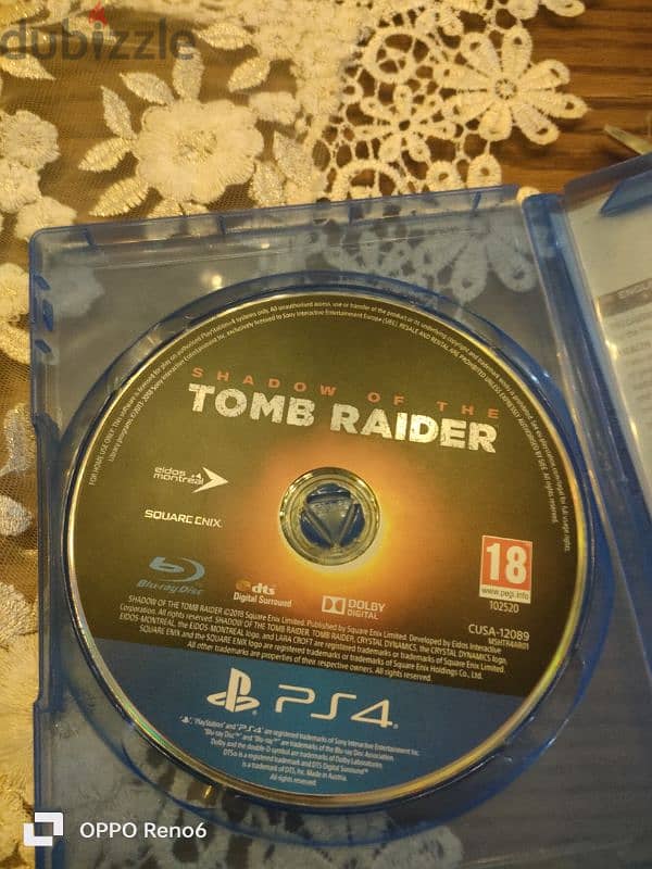 قابل للبيع و البدل tomp raider PS4 1