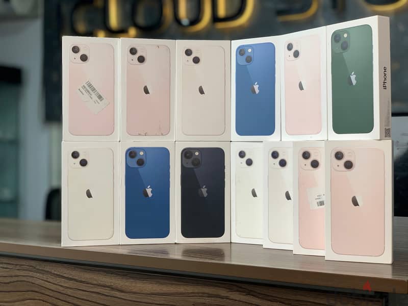 عرض مميز iphone 13.128GB جديد متبرشم ضمان عام من الوكيل ( محلي ) 1