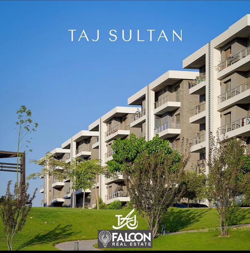 Two-bedroom apartment with a distinctive view of the garden for sale in Taj City Compound with a 42% discount for cash 2