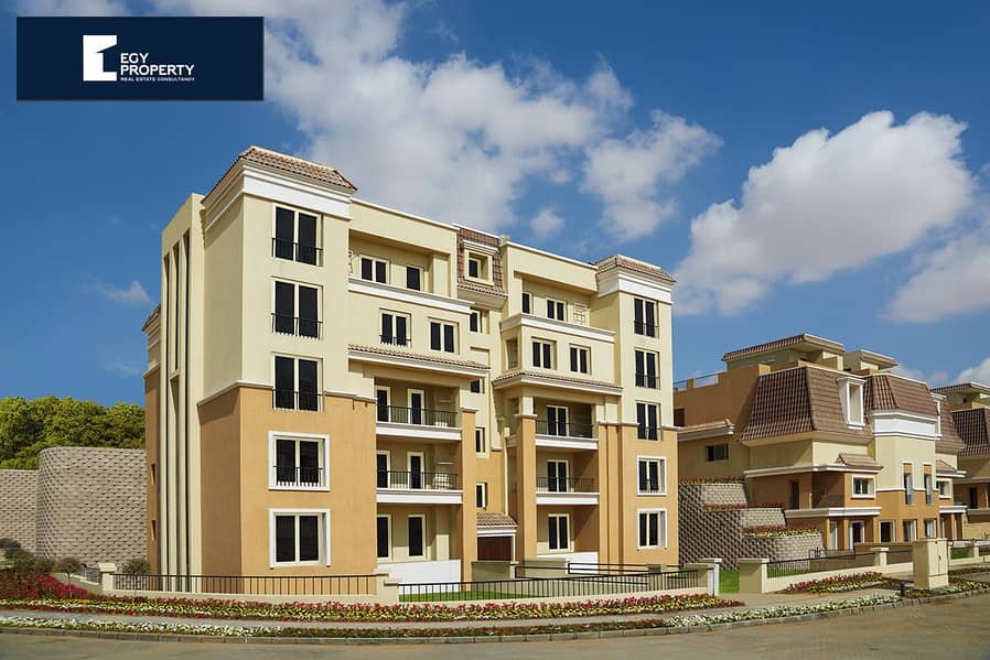 Pay 402,000 only and own an Apartment 3 bedrooms for sale in Sarai Compound , Mostakbal City lowest price in market 1